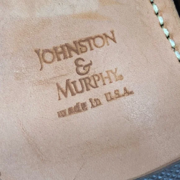 Johnston & Murphy Optima Oxford Shoes Men's 16 US Black Leather 22-2981 Lace-up - Picture 8 of 11